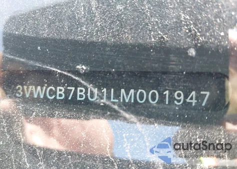 2020 Volkswagen Jetta 1.4T R-Line/1.4T S/1.4T Se z USA, uszkodzony, nr VIN 3VWCB7BU1LM001947